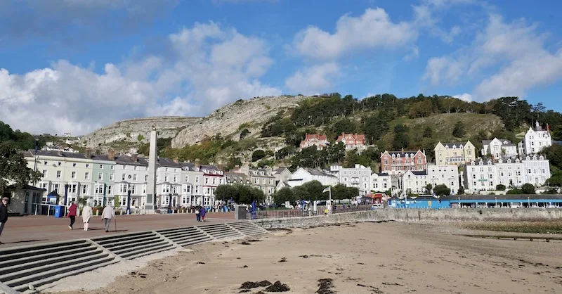 A family day on the North Wales coast