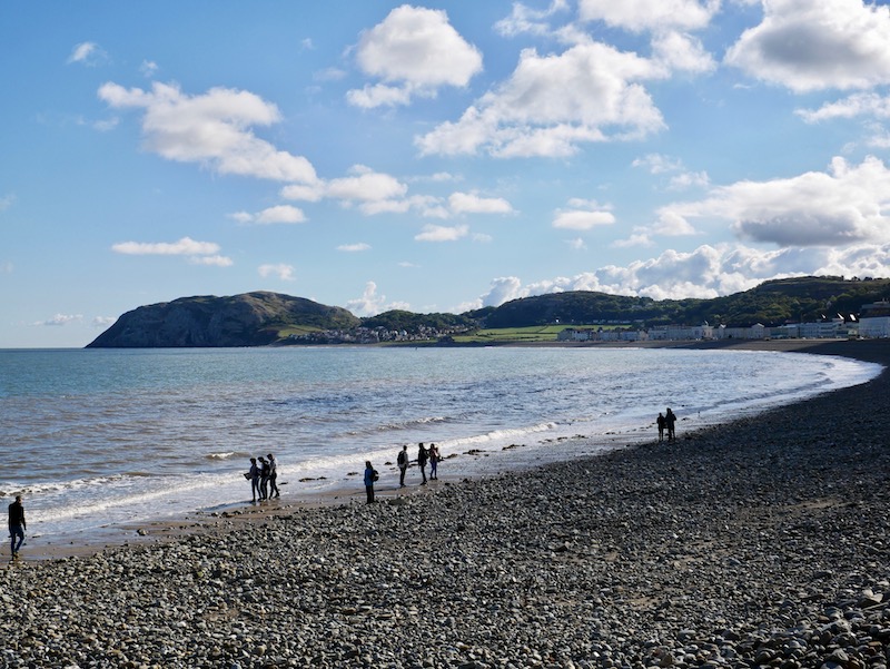 A family day on the North Wales coast
