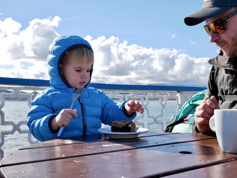 A family day on the North Wales coast