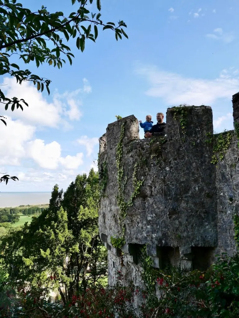 The castle in Abergele