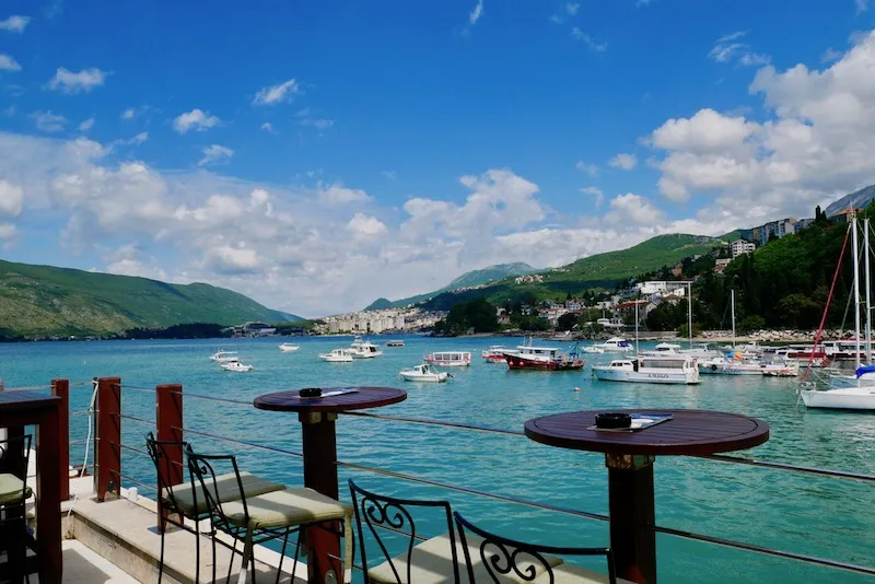 Views from Admiral Club in Herceg Novi