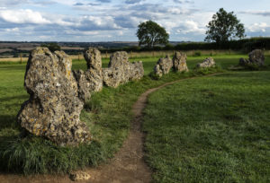 The Kings Men Neolithic Stone Circle, Rollright Stones, United Kingdom.