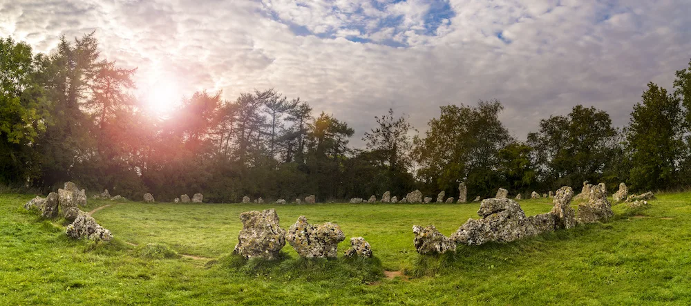 A collection of neolithic stones near Rollright, in Oxfordshire