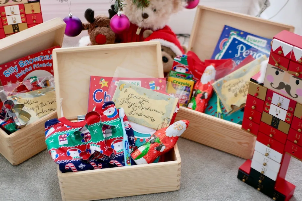 Christmas box ideas store for toddler