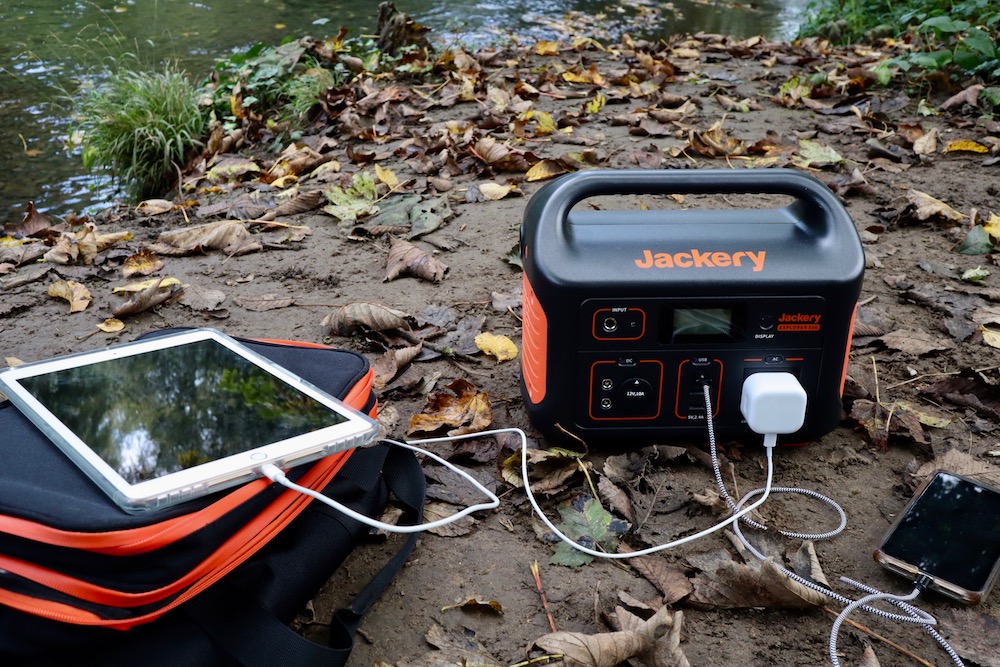 Jackery Portable Power Station: Jackery Solar Generator 500 + Solar Saga  100 Solar Panel - The Travel Hack