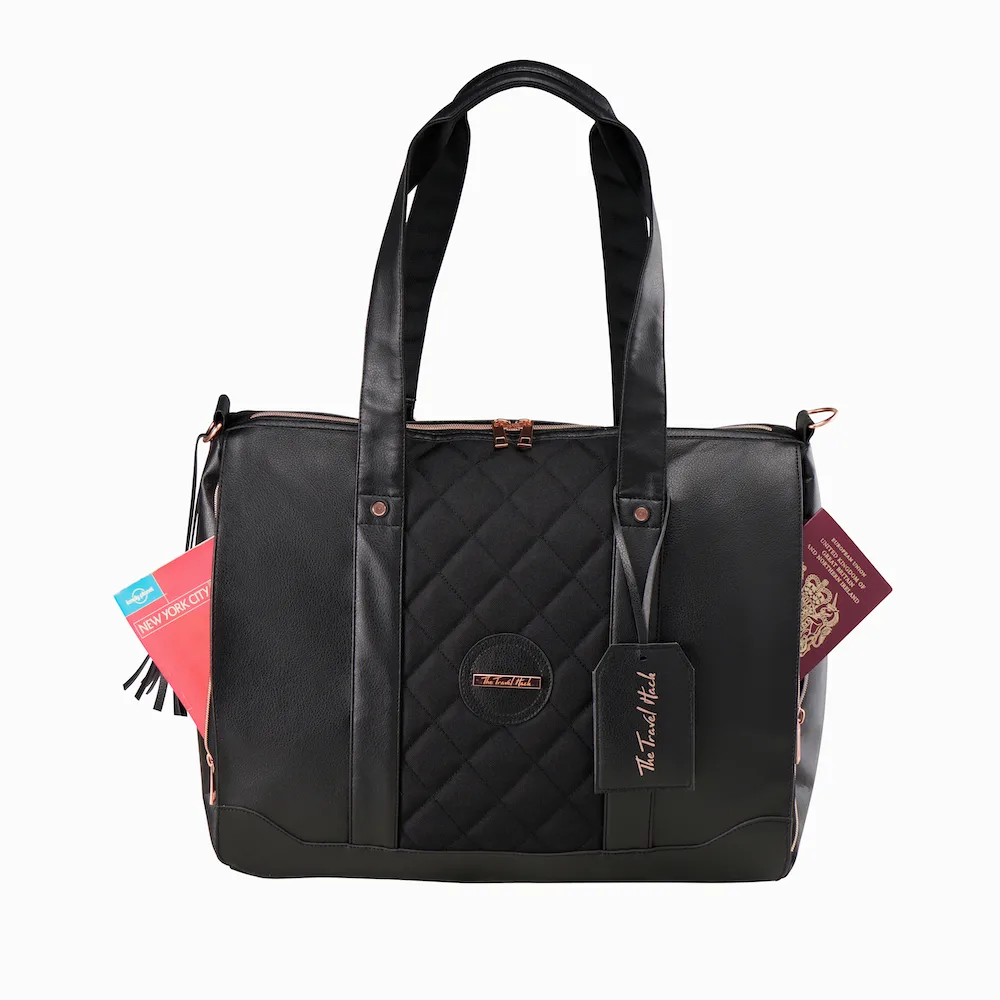 The Travel Hack Tote Bag Review - Best Carry-on bag for a Woman with Style  - The Life of a Social Butterfly The Travel Hack Tote Bag Review - Best  Carry-on bag