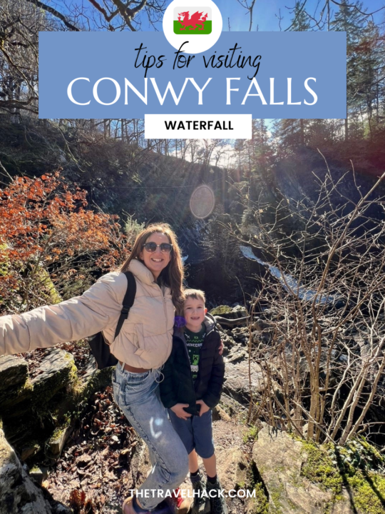 Visiting Conwy Falls, An easy family waterfall in North Wales