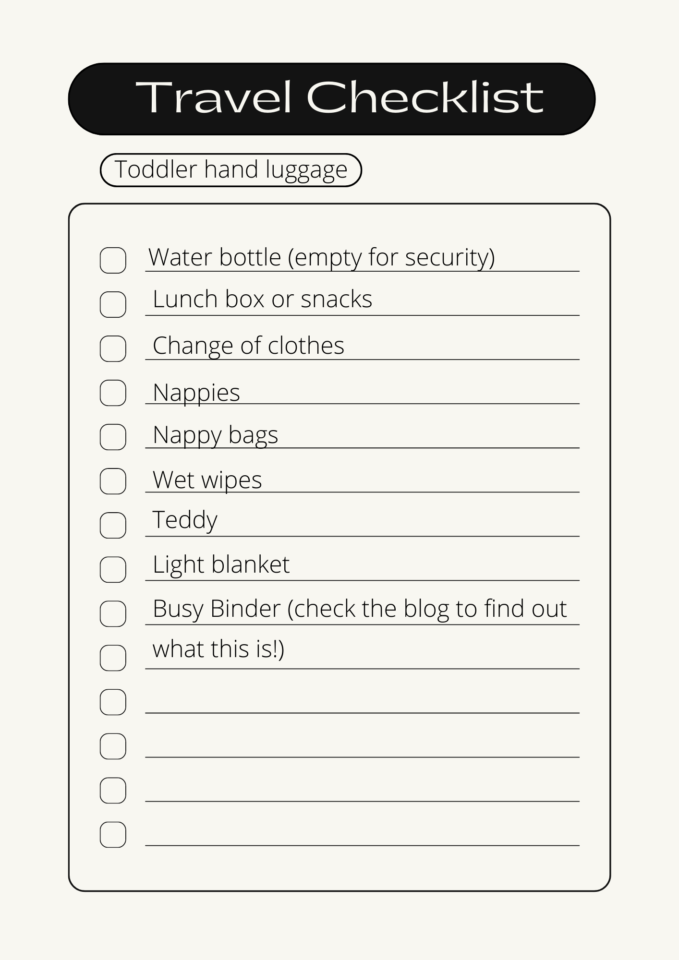 Your family holiday packing list with printable holiday checklist - The ...