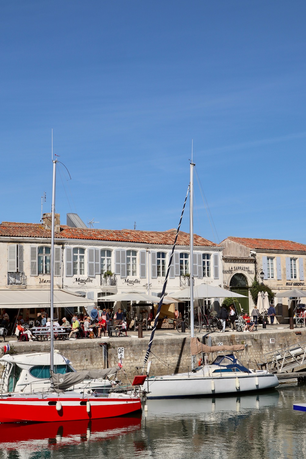 Visiting Ile de Re in France from a cruise ship
