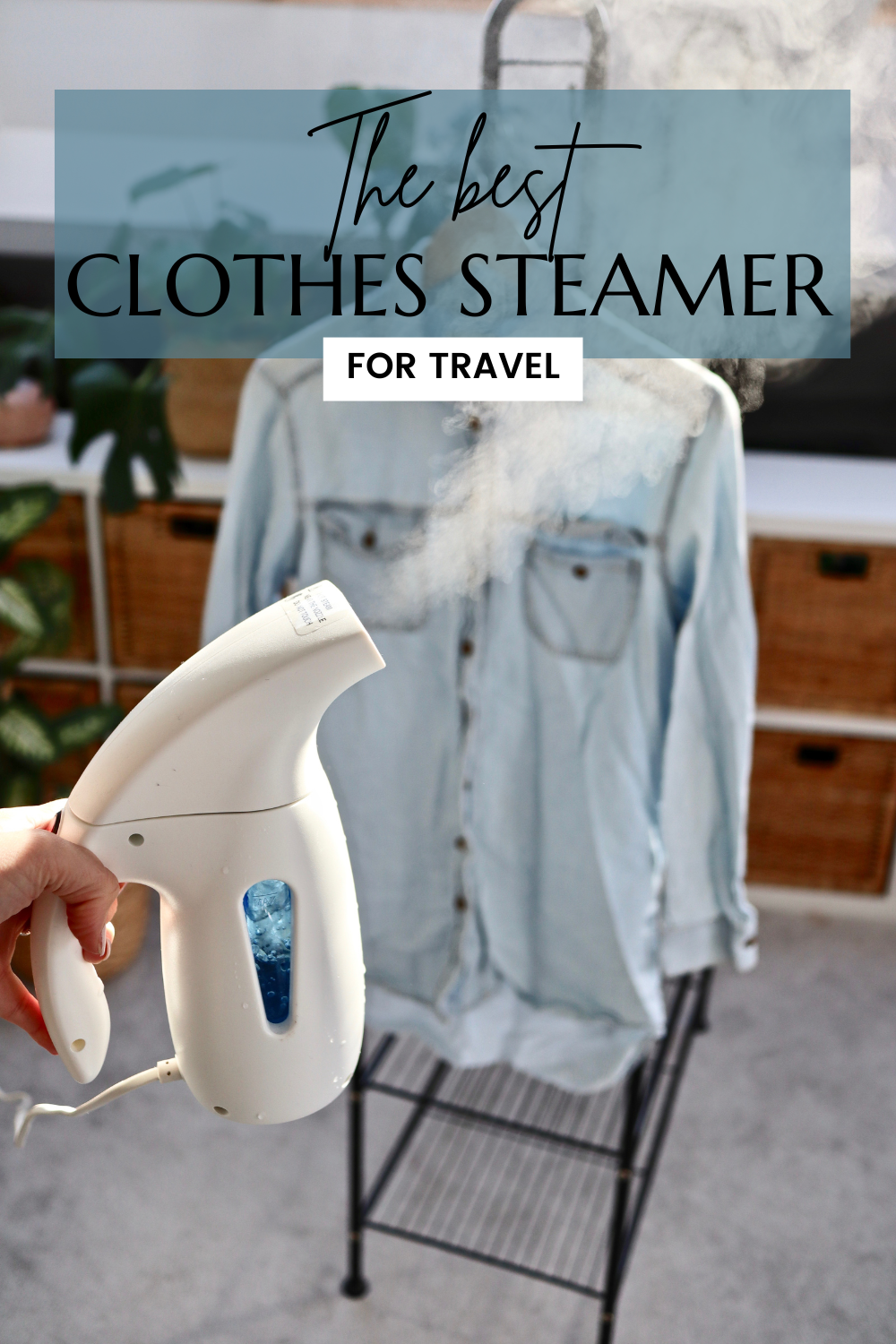Handheld Iron Steamer for Clothes Garment Travel Size Powerful