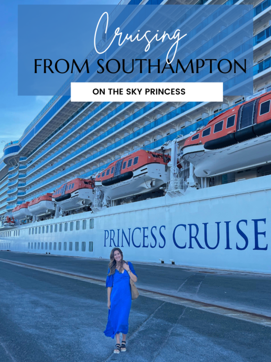 Cruising from the UK and boarding the Sky Princess from Southampton