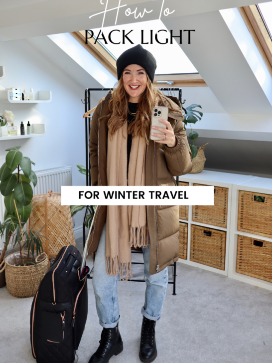The #1 travel hack to pack light for winter travel
