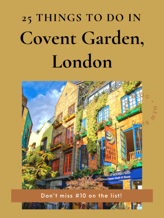 25 things to do in Covent Garden, London
