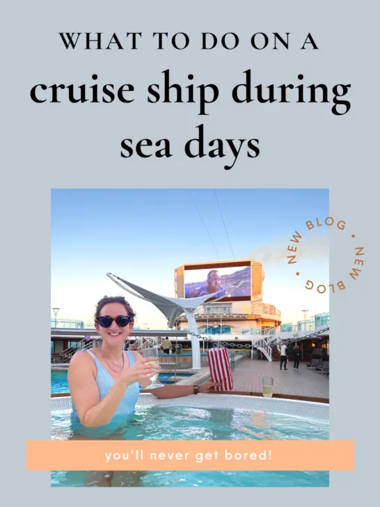 10 things to do on a cruise ship during sea days