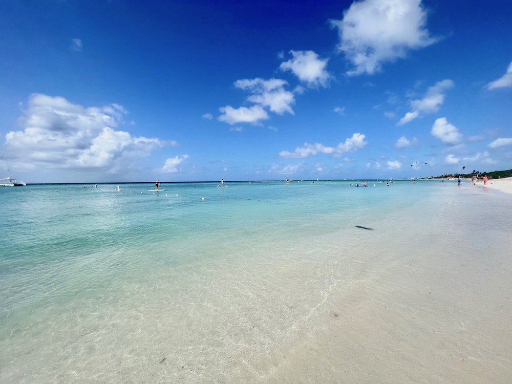 Things to do in Aruba - SUP yoga in Aruba