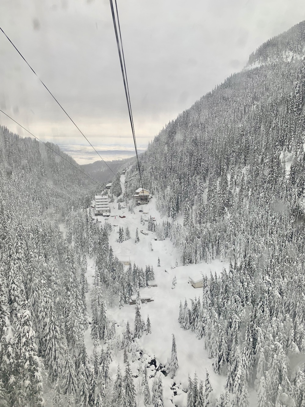 cable car to the Romania Ice Hotel