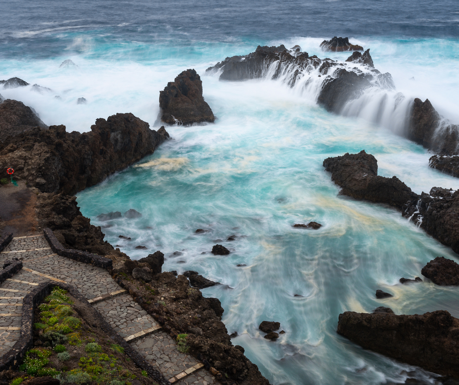 Natural rock pools in Tenerife