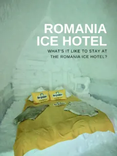 What's it like to stay at the Romania Ice Hotel?