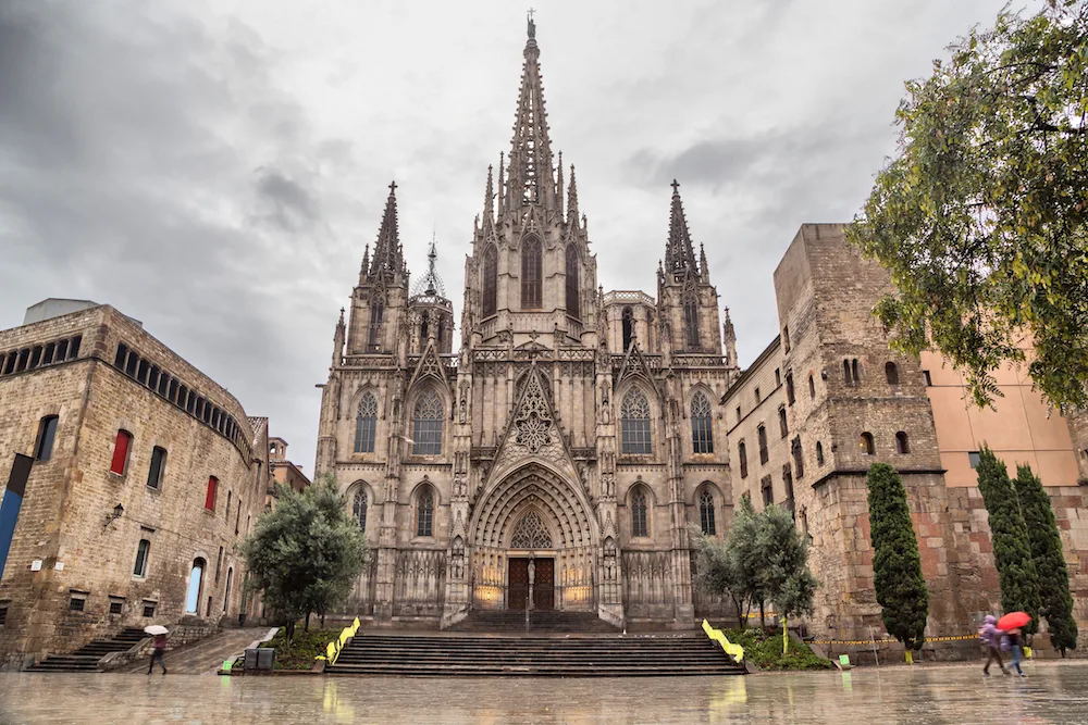 Famous buildings in Barcelona