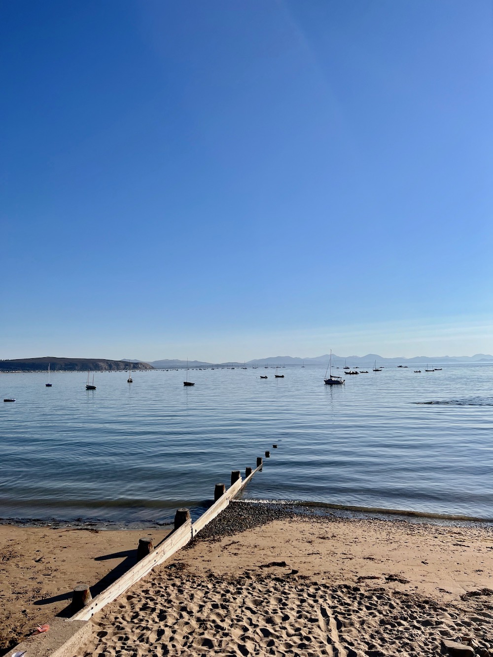 Abersoch beach sea