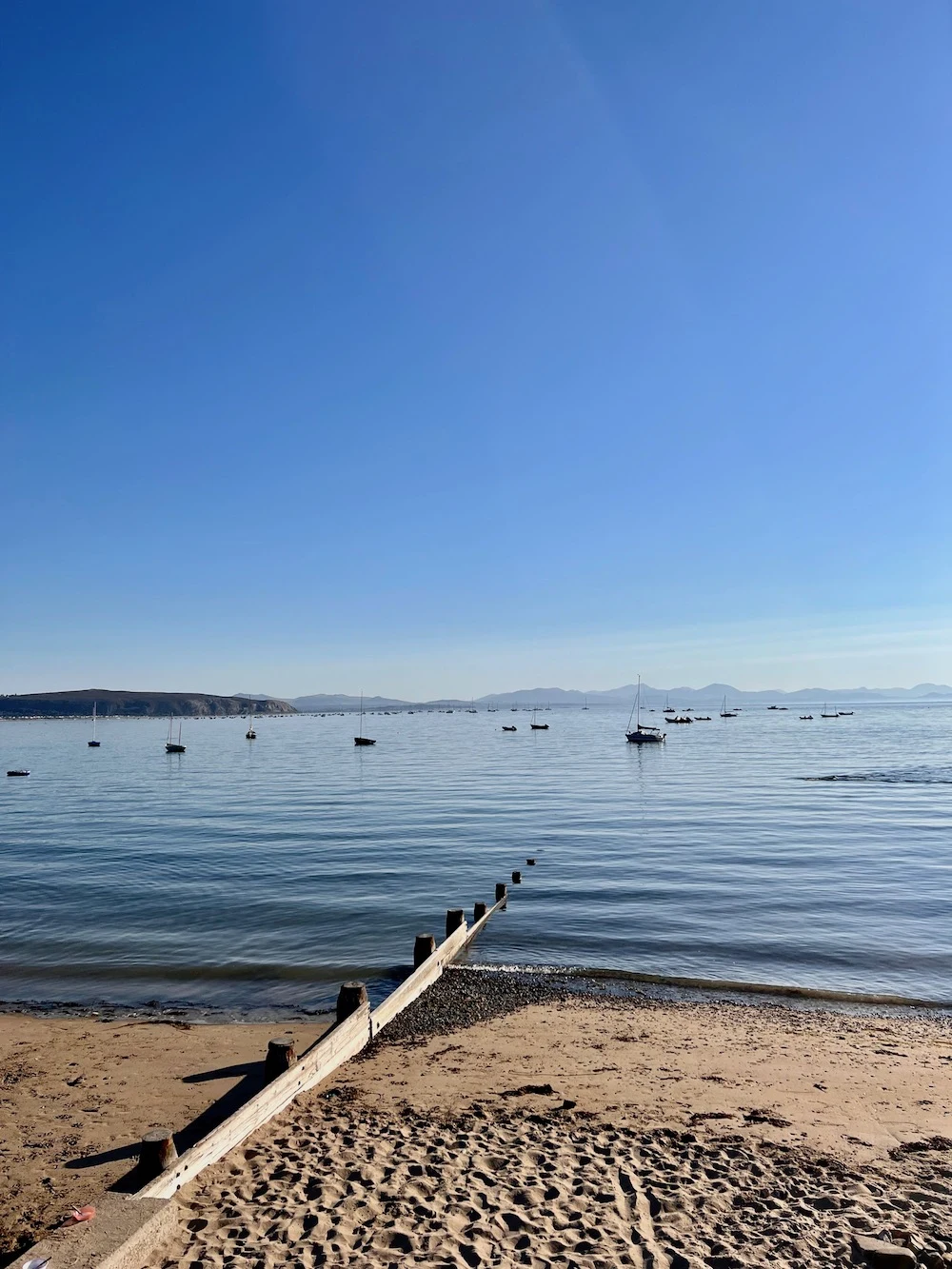 Abersoch beach sea