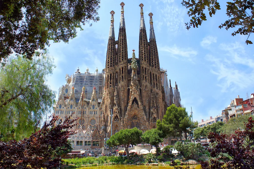 Famous buildings in Barcelona