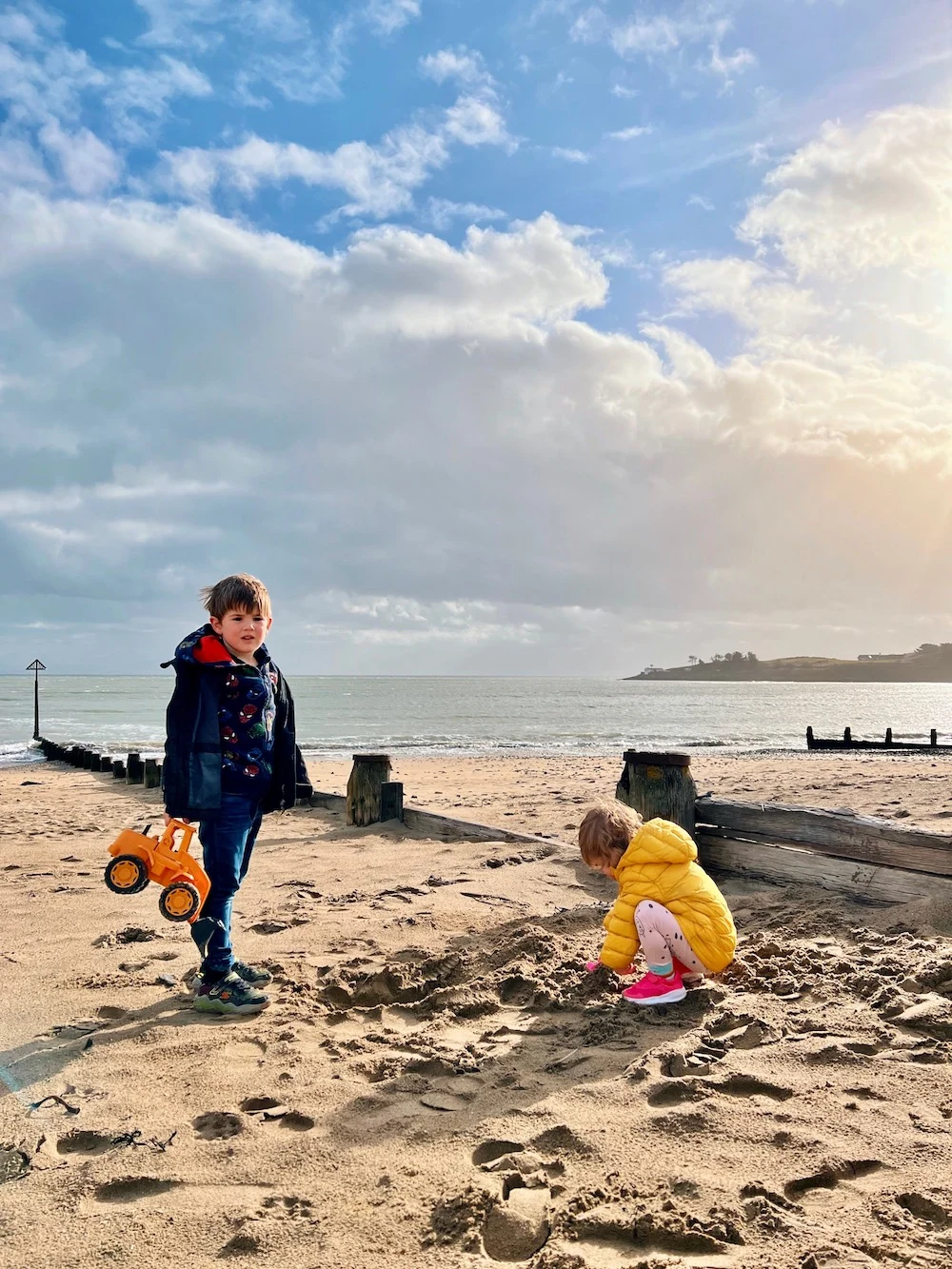 Abersoch beach for kids