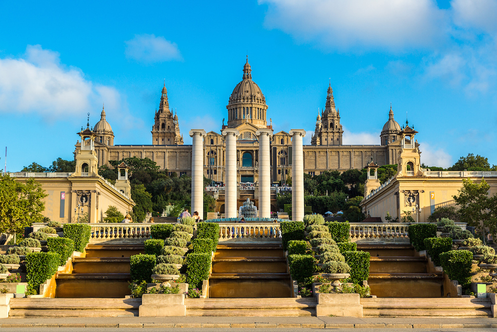 Famous buildings in Barcelona