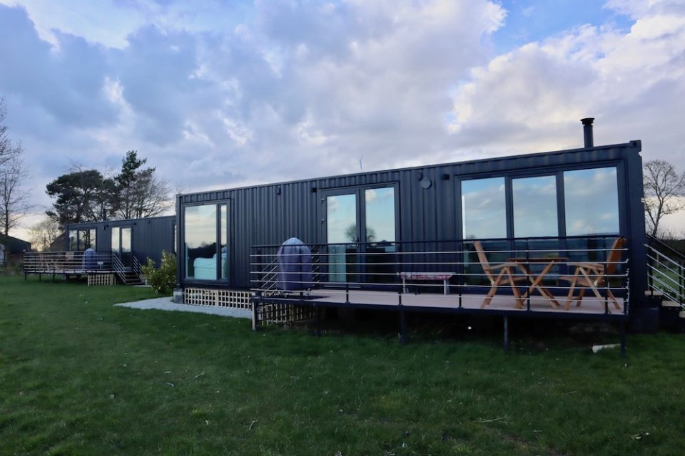 The Box BNB review Glamping in a shipping container in North Yorkshire