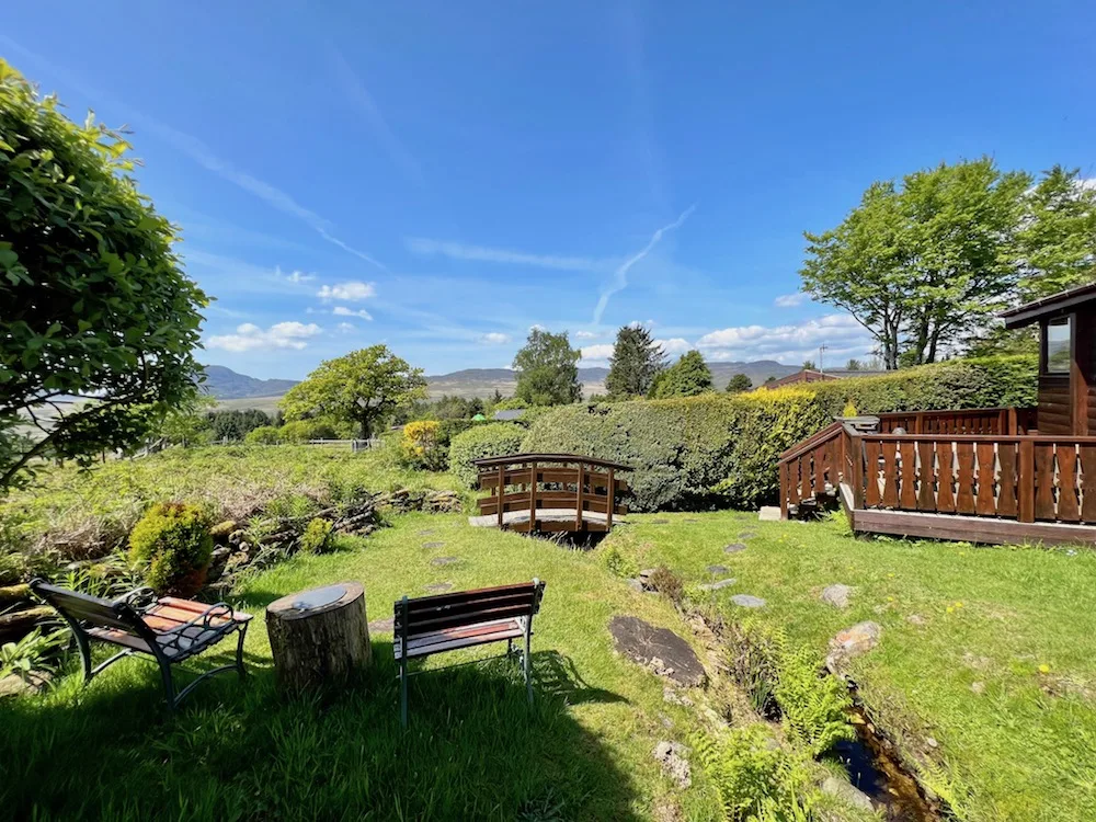 Log cabins in Wales