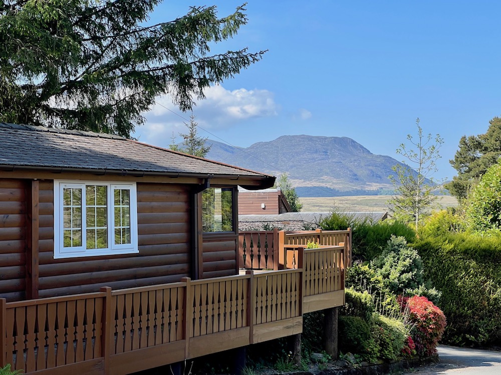 Log cabins in Snowdonia