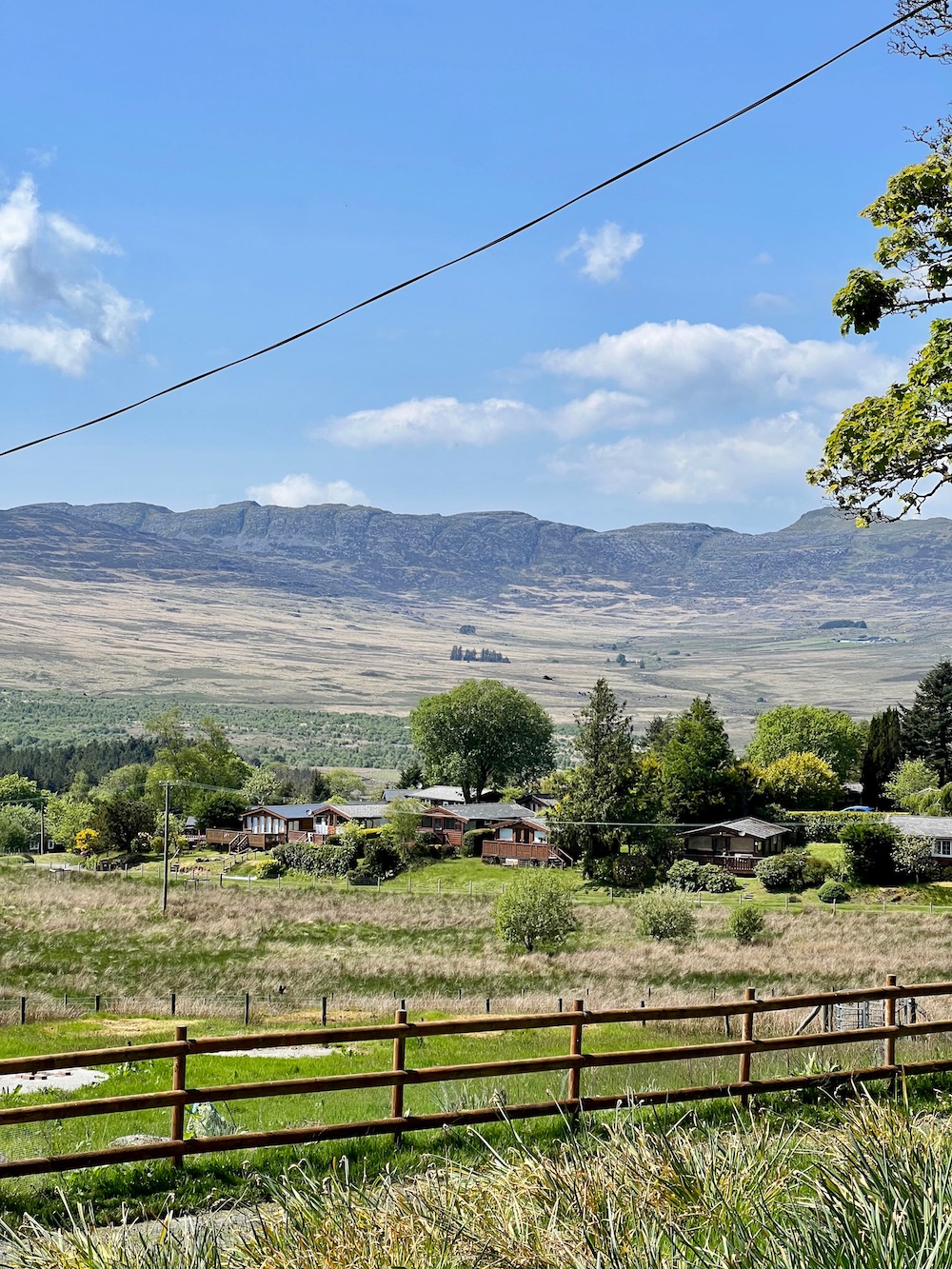 Log cabins in Wales