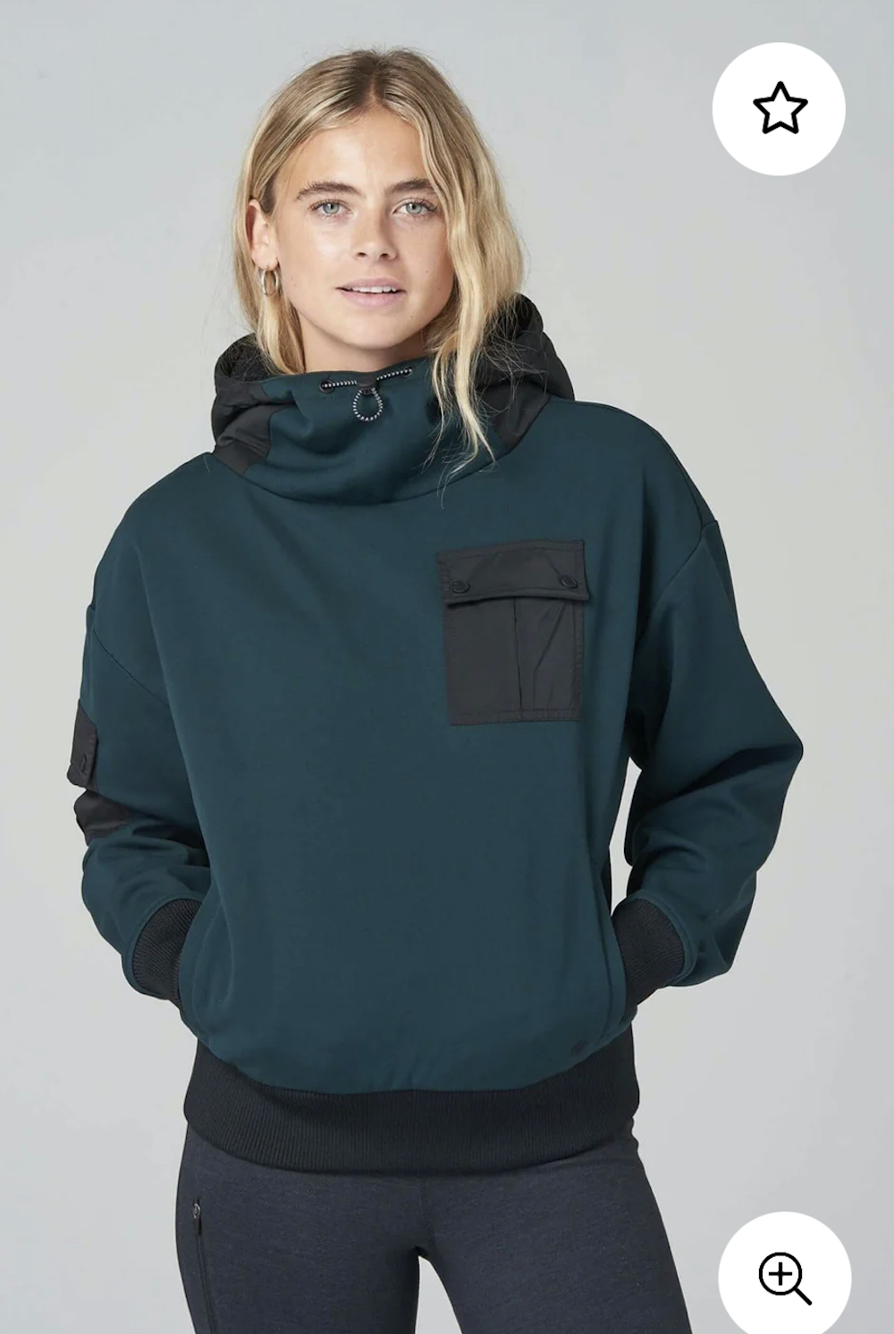 Acai water resistant hoodie