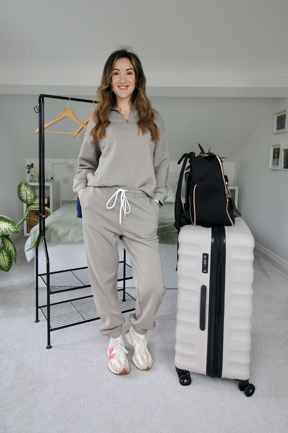Travel set thick joggers
