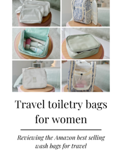 The best women's travel toiletry bags