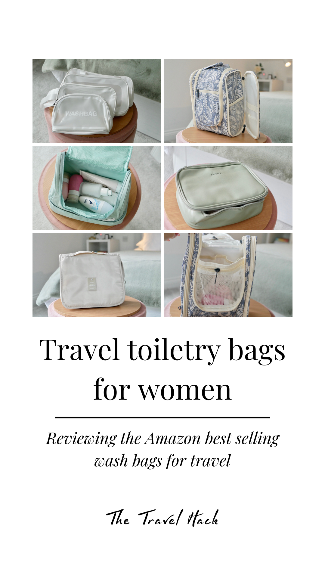 The best women's travel toiletry bags