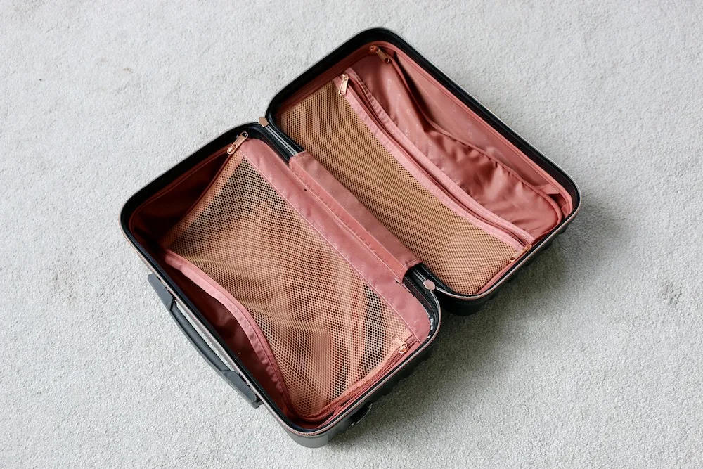 travelling with a vanity case