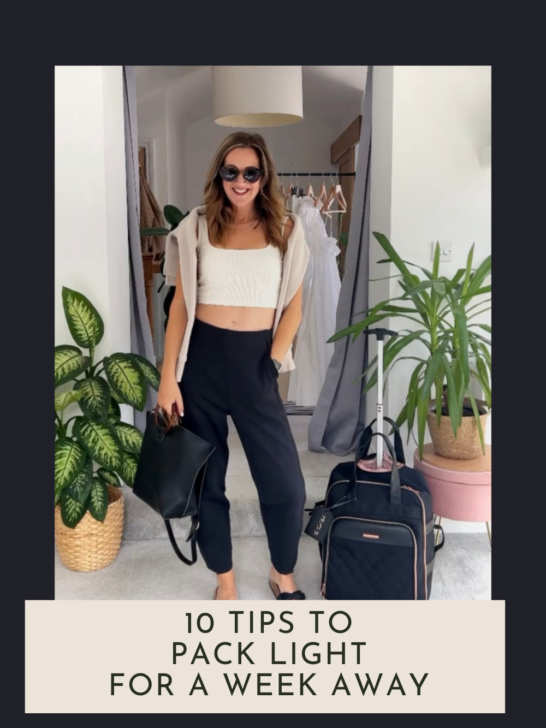 I travel twice a month, here’s how to pack light for a week away