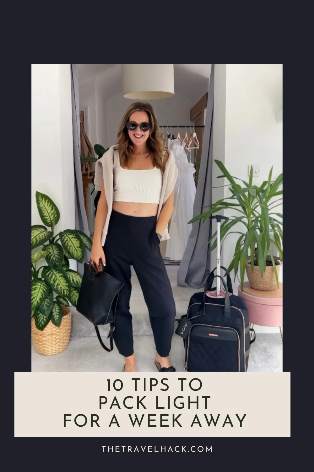 I travel twice a month, here's how to pack light for a week away