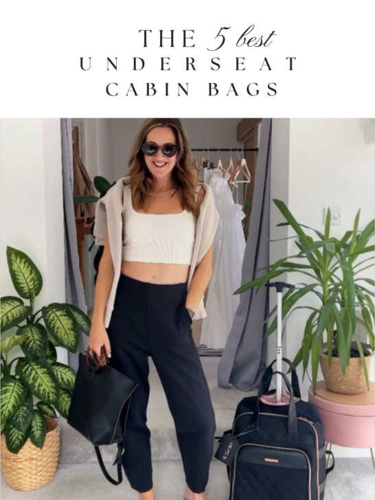 5 best underseat cabin bags: The best underseat luggage + hacks to fit everything in!