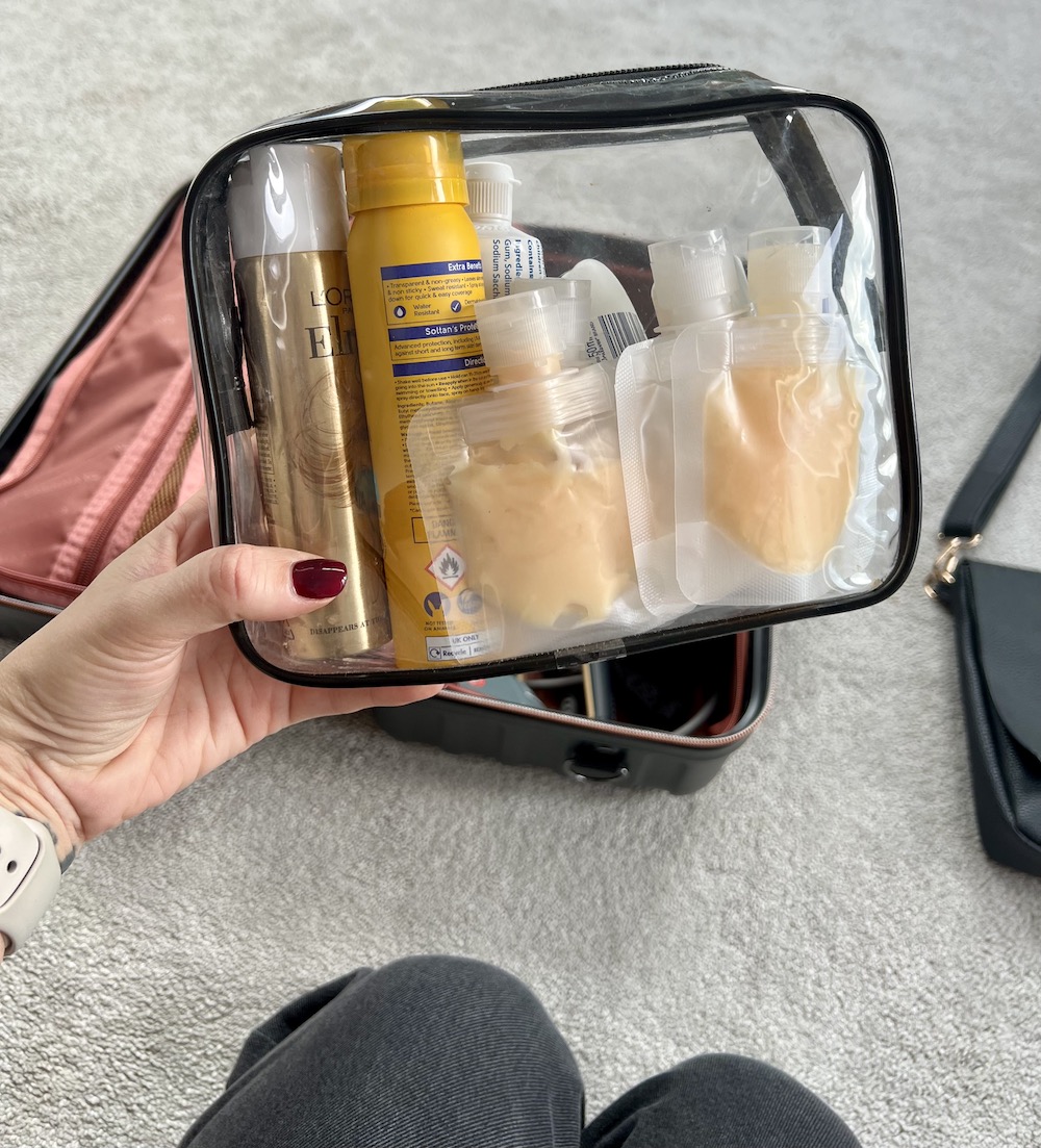 Liquids in your ryanair luggage
