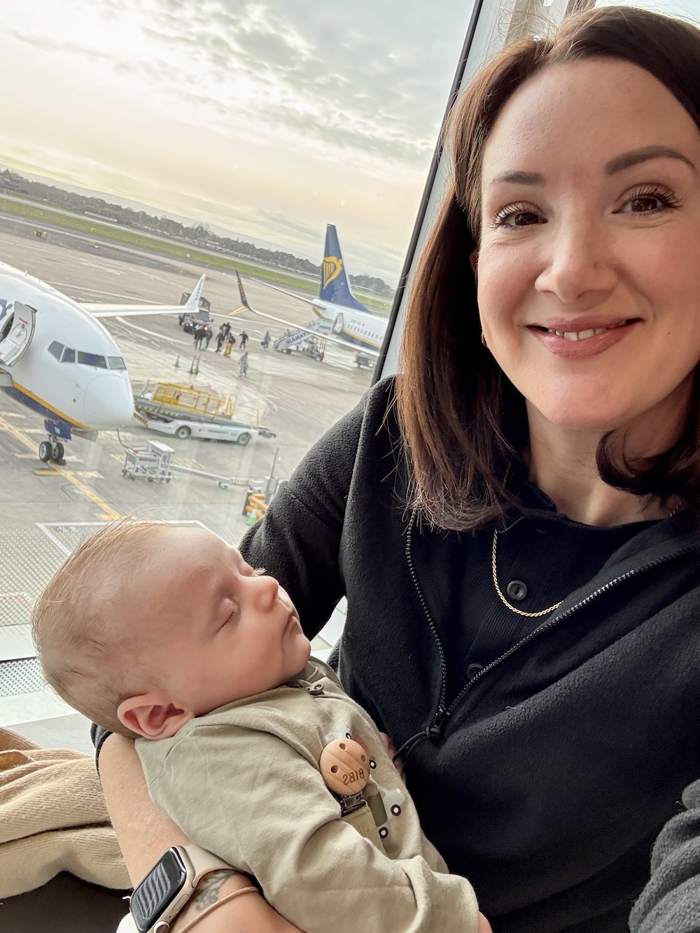 Flying with a baby