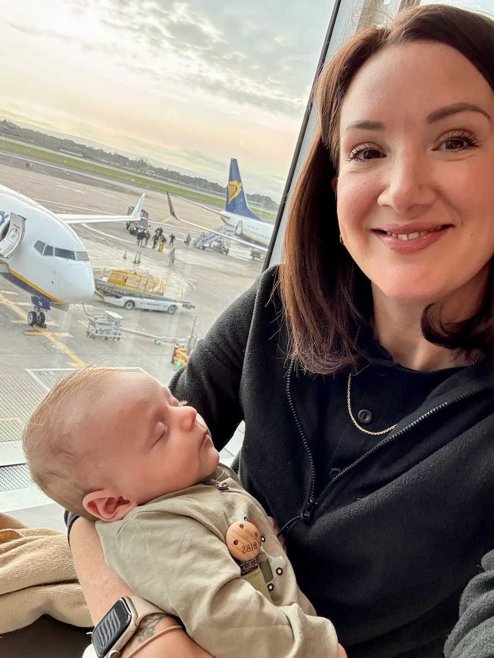 Flying with a baby