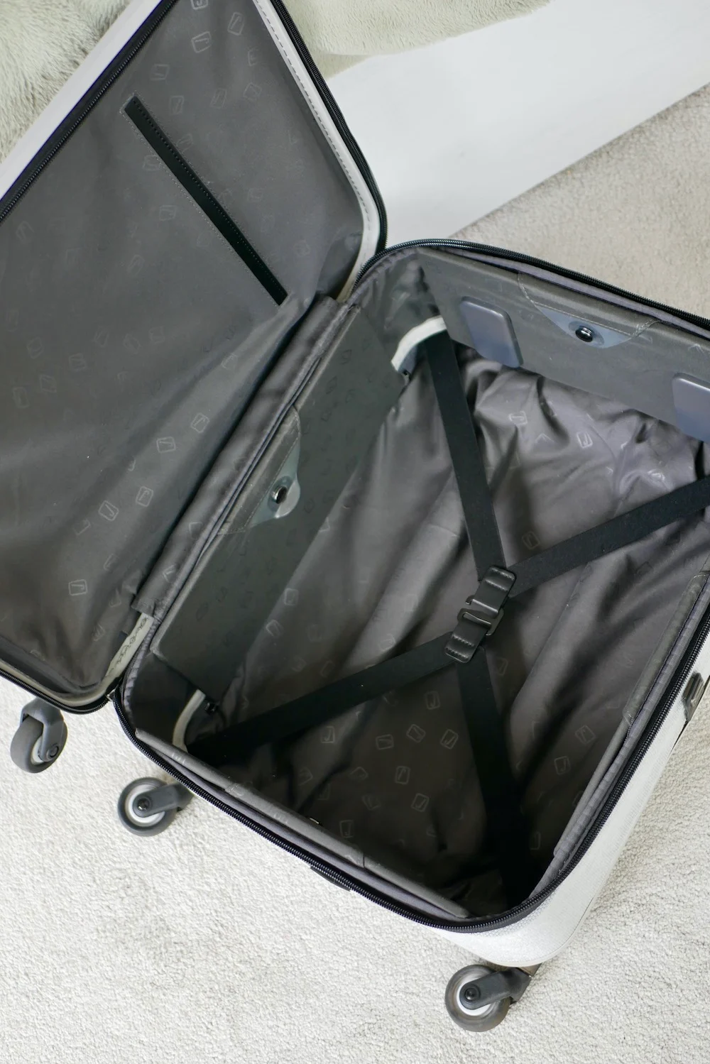 Inside the Jollying suitcase