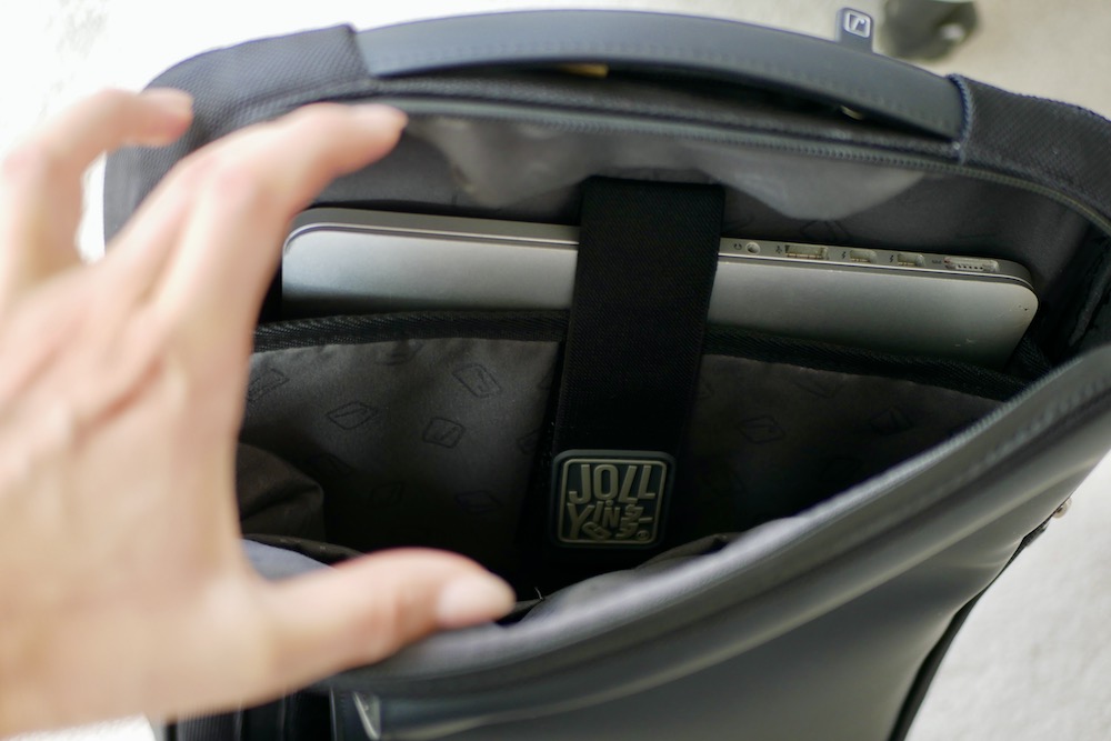 Jolly inside laptop case