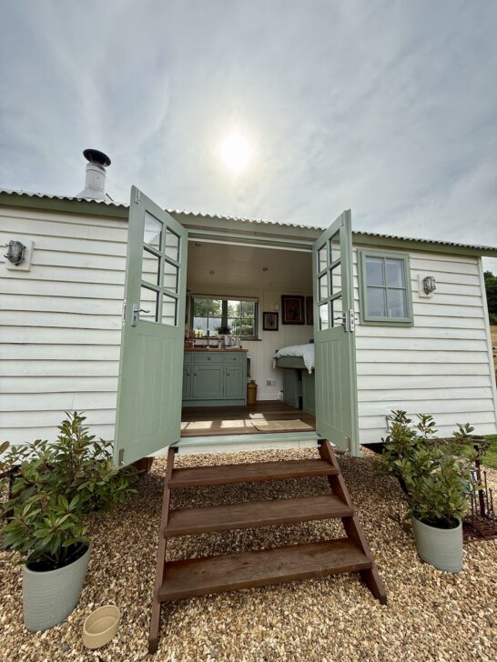 An idyllic summer escape at Shropshire Shepherd’s Huts