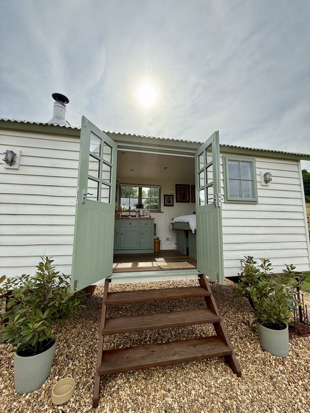 An idyllic summer escape at Shropshire Shepherd’s Huts