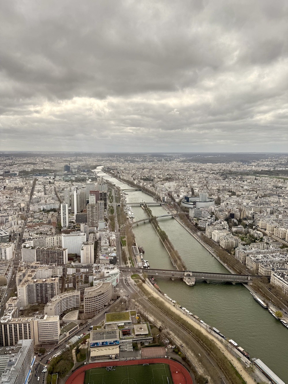 Views from the Eiffel Tower