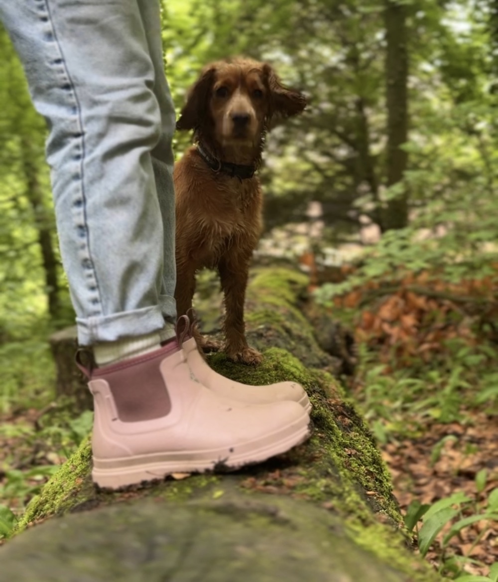 Muck Boots Rainscape Chelsea Boots in the Woodrose Twilight Mauve colourway