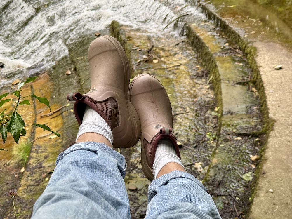 Muck Boots Rainscape Chelsea Boots in the Woodrose Twilight Mauve colourway
